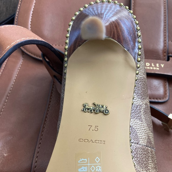 Coach leather high heels 7.5 - Picture 11 of 15
